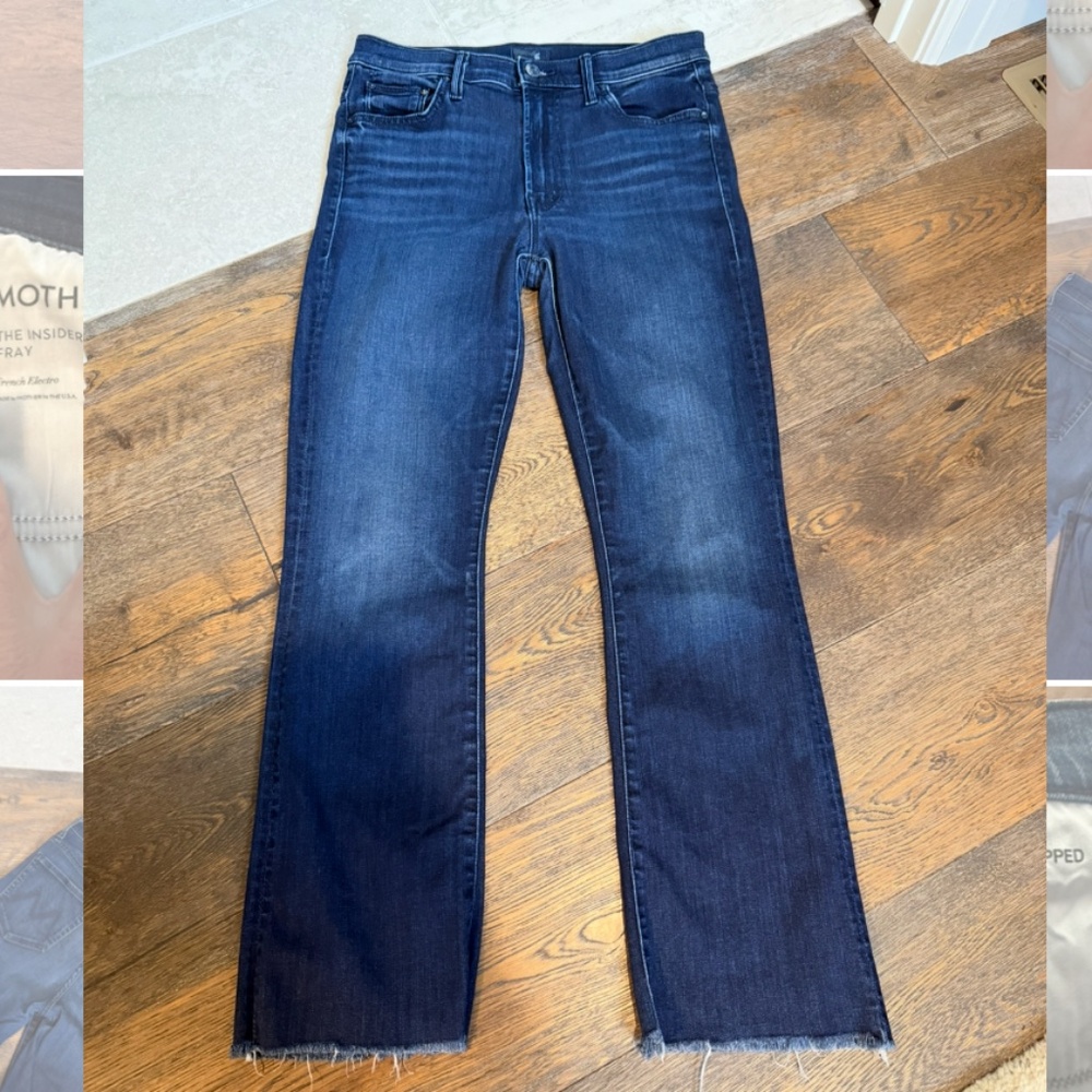 MOTHER Jeans: The Insider Ankle Fray